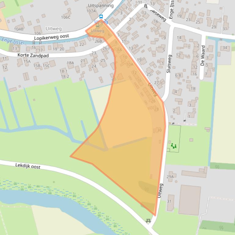 Kaart van postcodegebied 3412KR.