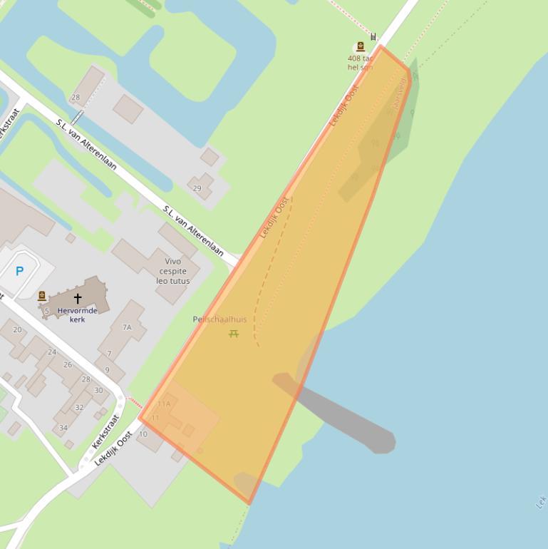 Kaart van postcodegebied 3413MR.