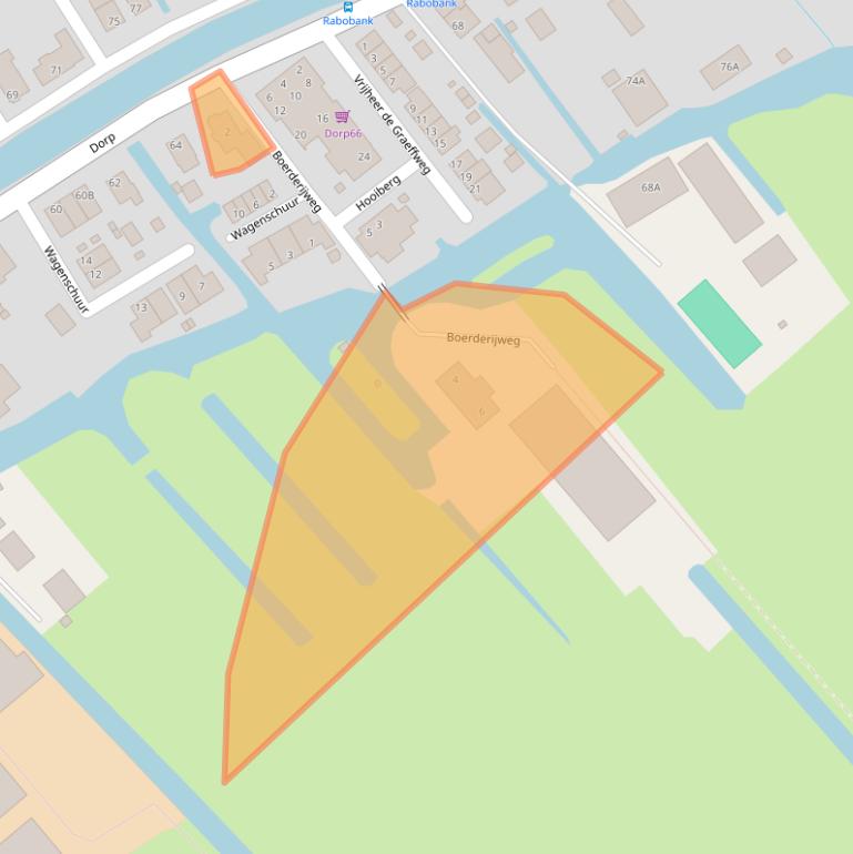 Kaart van postcodegebied 3415NB.