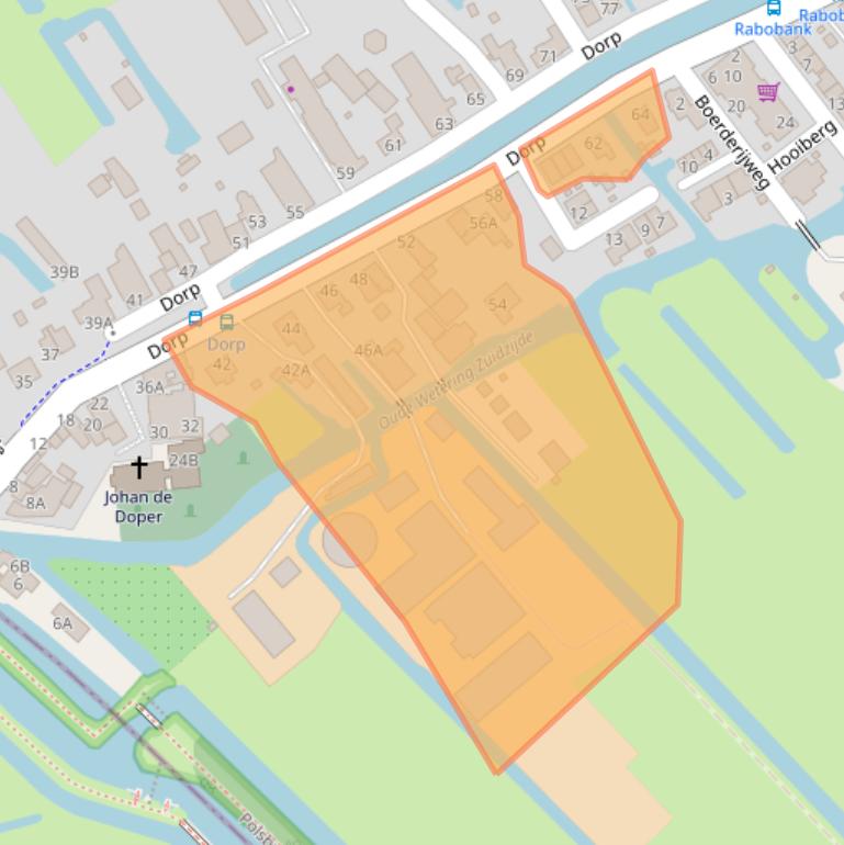 Kaart van postcodegebied 3415PG.