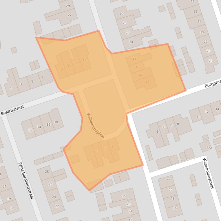 Kaart van postcodegebied 3417AE.