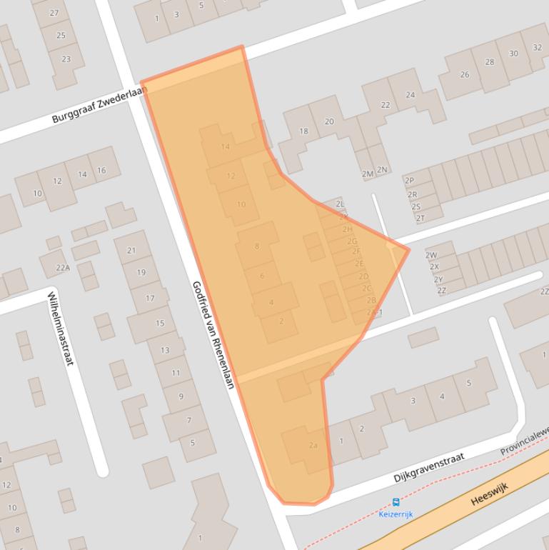 Kaart van postcodegebied 3417AN.