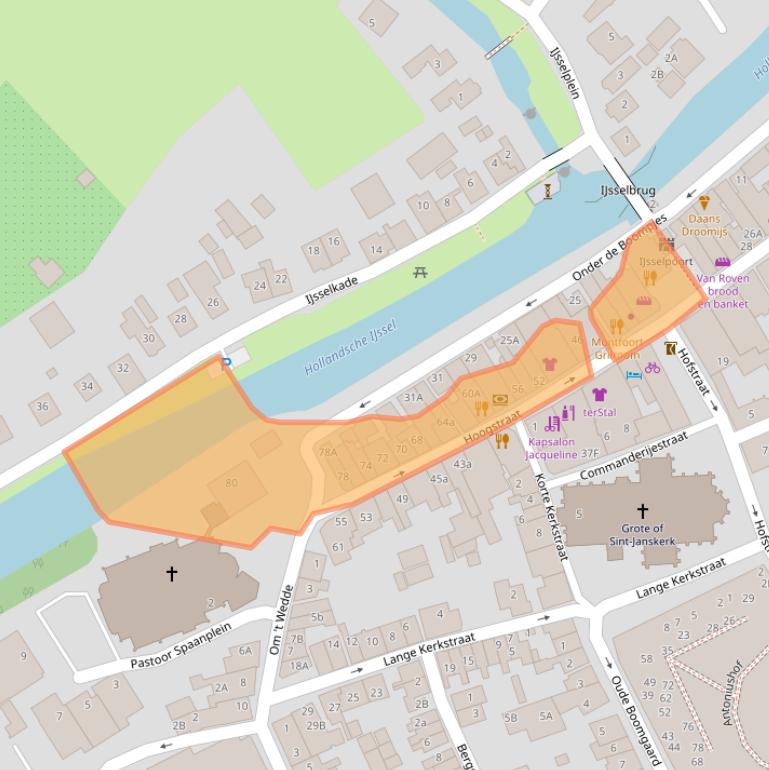 Kaart van postcodegebied 3417HD.