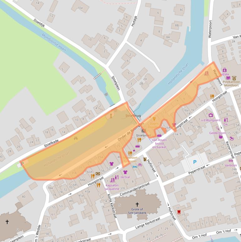 Kaart van postcodegebied 3417HE.