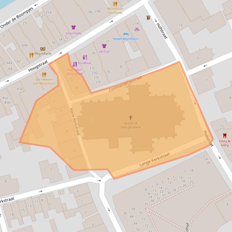 Kaart van postcodegebied 3417HG.