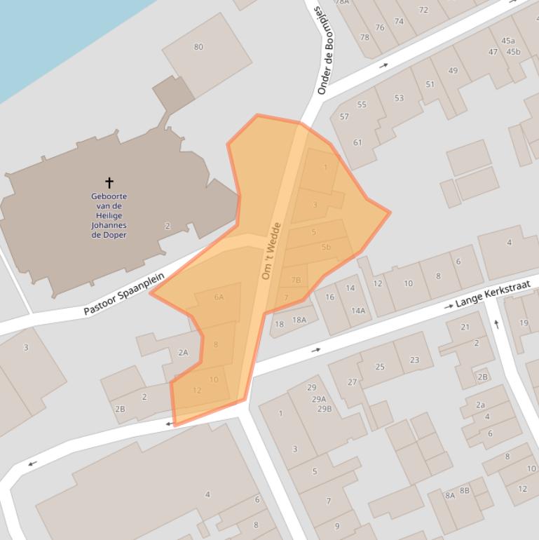 Kaart van postcodegebied 3417HH.