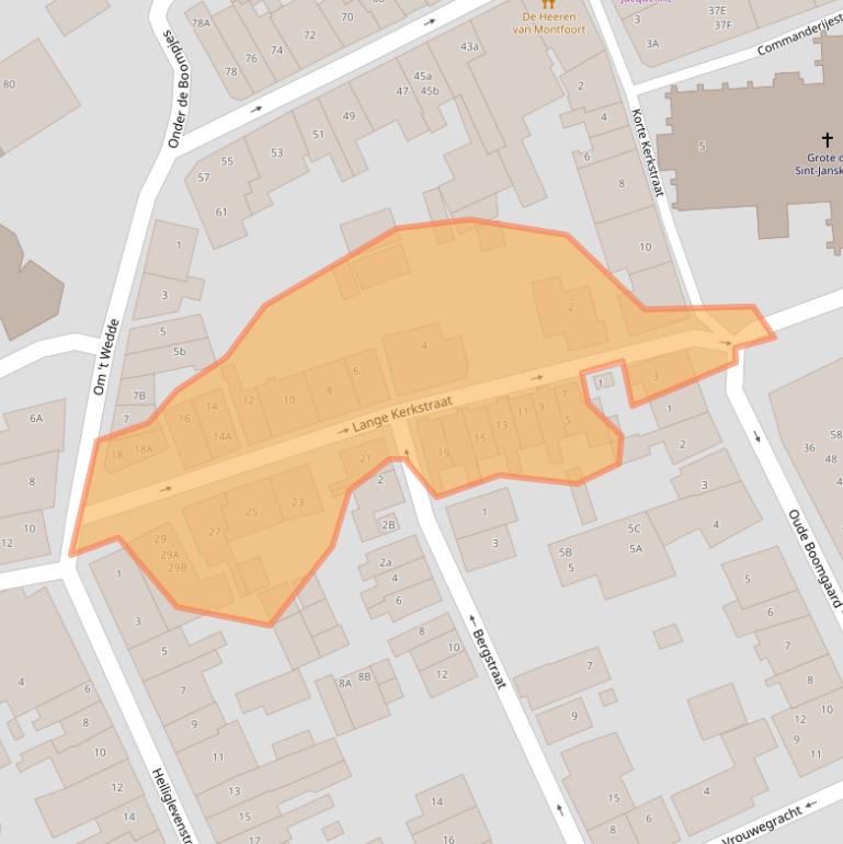 Kaart van postcodegebied 3417HJ.