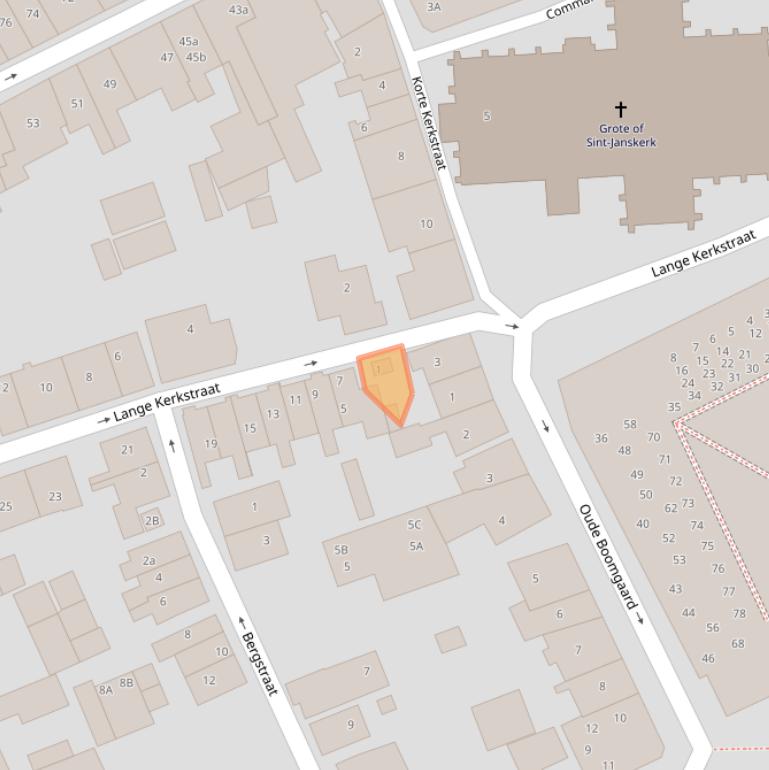 Kaart van postcodegebied 3417HK.