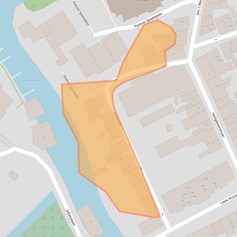 Kaart van postcodegebied 3417HP.