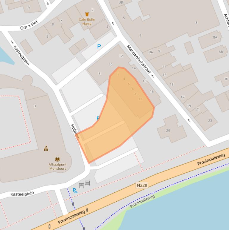 Kaart van postcodegebied 3417JN.