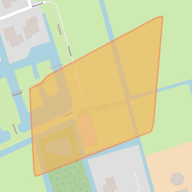 Kaart van postcodegebied 3417LH.