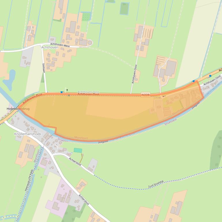 Kaart van postcodegebied 3417PD.