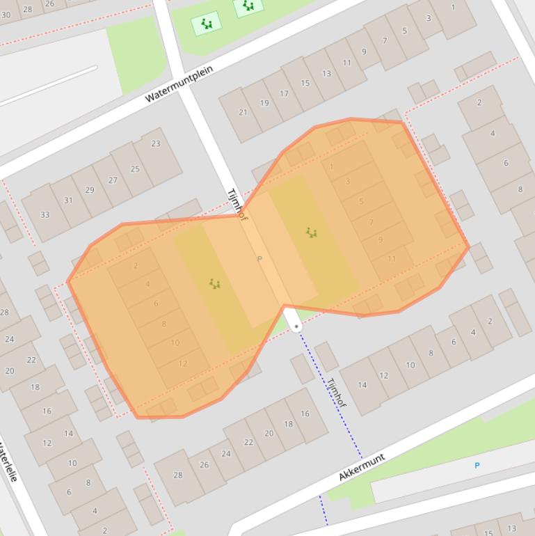 Kaart van postcodegebied 3417RH.