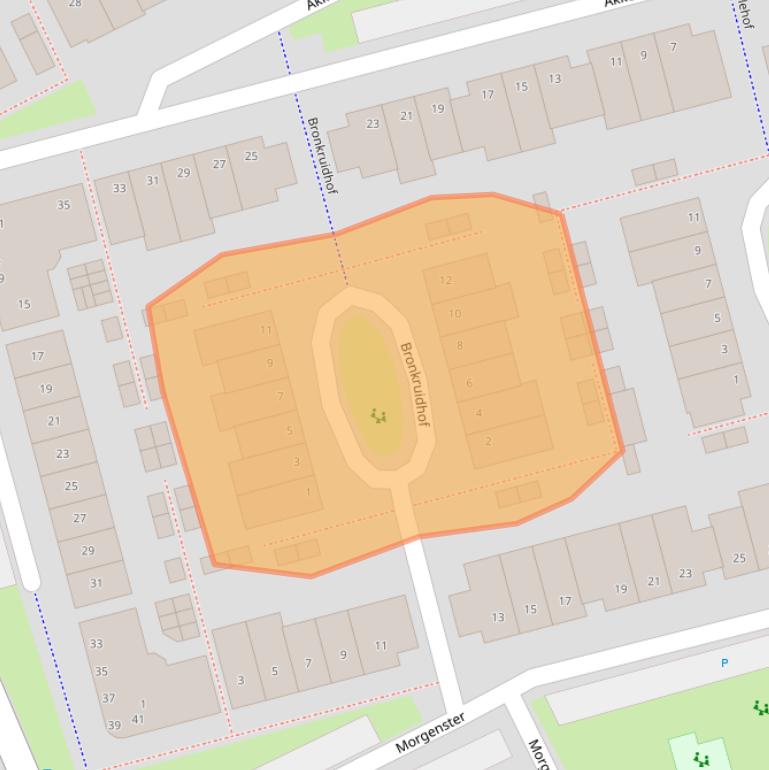 Kaart van postcodegebied 3417RL.