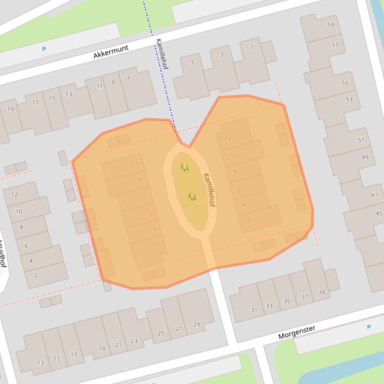 Kaart van postcodegebied 3417RM.