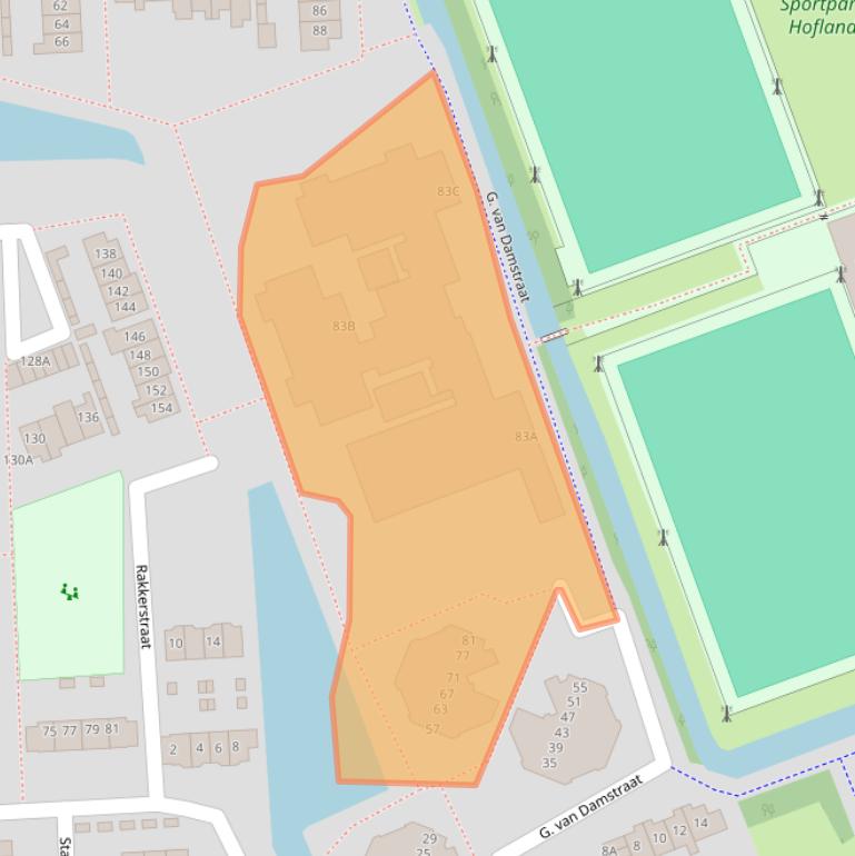 Kaart van postcodegebied 3417WD.