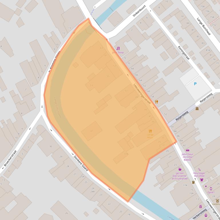 Kaart van postcodegebied 3421AB.