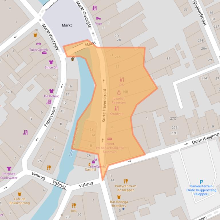 Kaart van postcodegebied 3421AG.