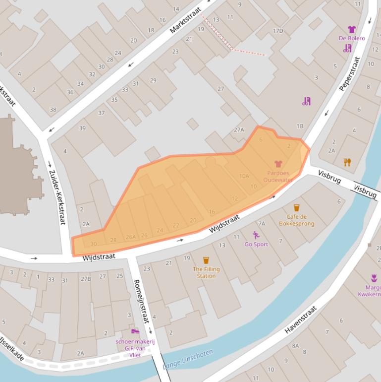 Kaart van postcodegebied 3421AK.
