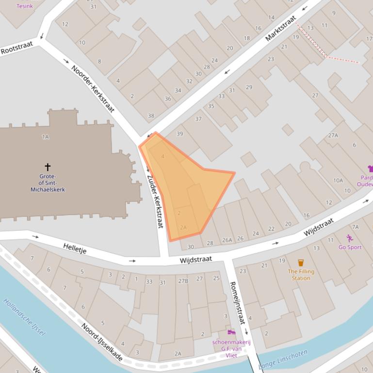 Kaart van postcodegebied 3421AL.