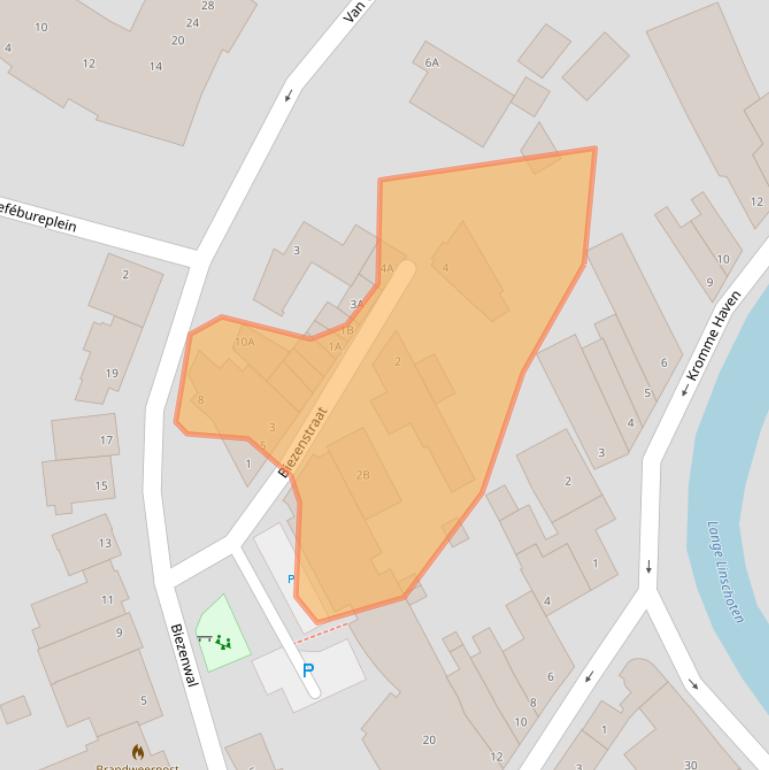 Kaart van postcodegebied 3421BN.