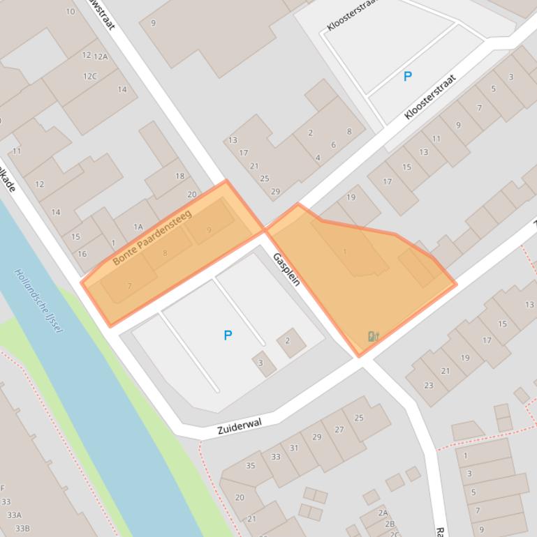 Kaart van postcodegebied 3421CR.