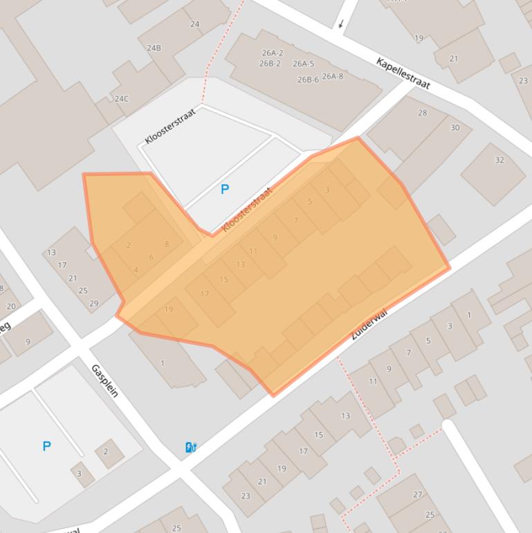 Kaart van postcodegebied 3421CS.