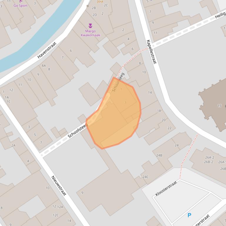 Kaart van postcodegebied 3421CX.