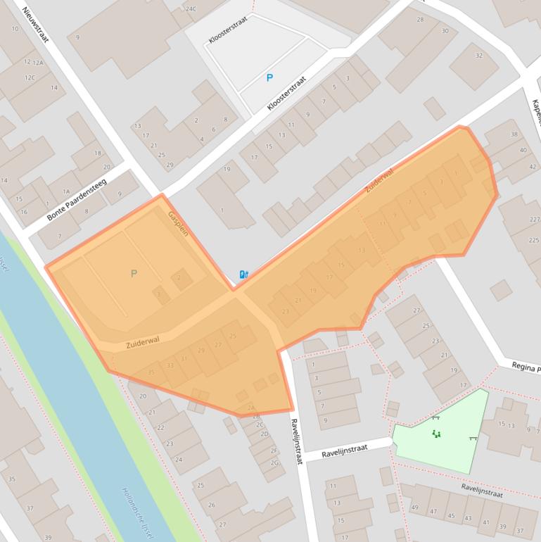 Kaart van postcodegebied 3421CZ.