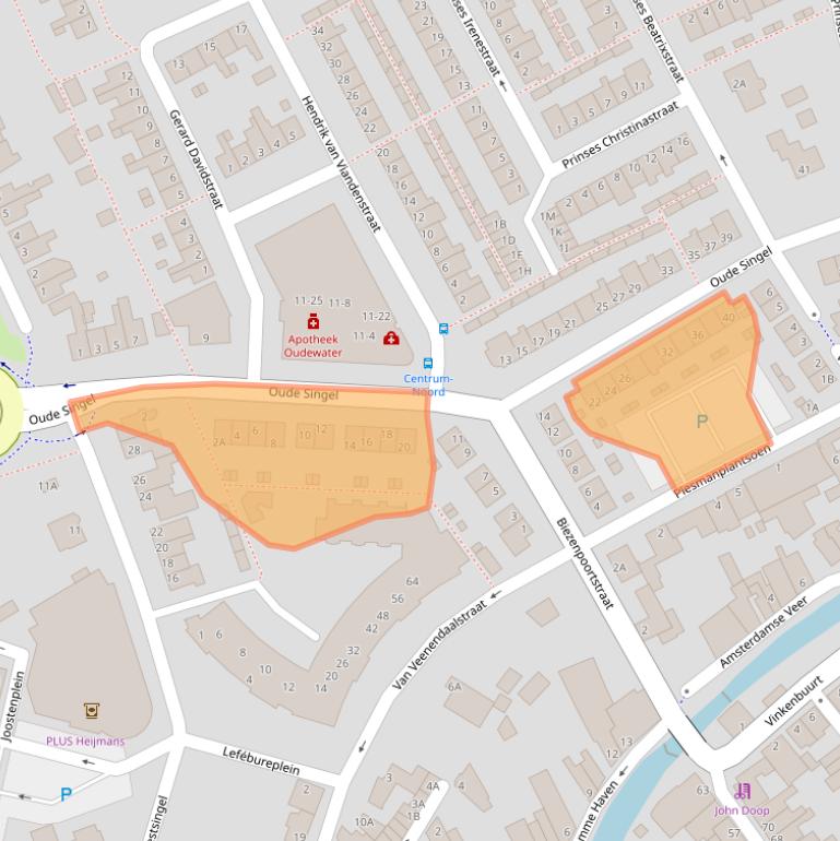 Kaart van postcodegebied 3421EE.