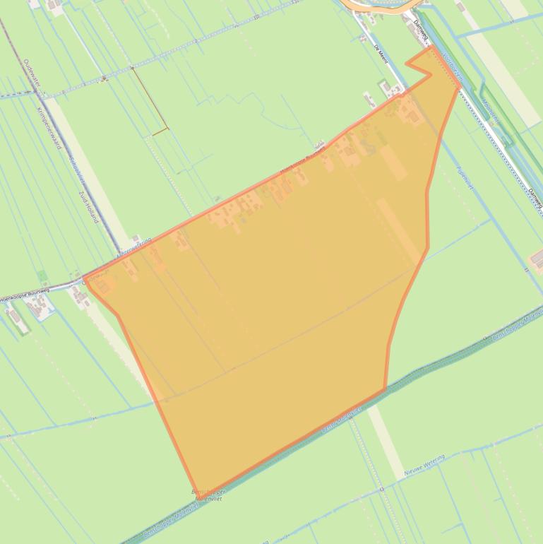 Kaart van postcodegebied 3421GA.