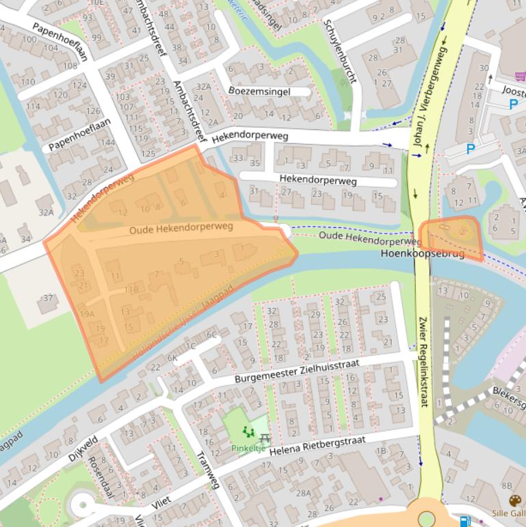 Kaart van postcodegebied 3421GE.