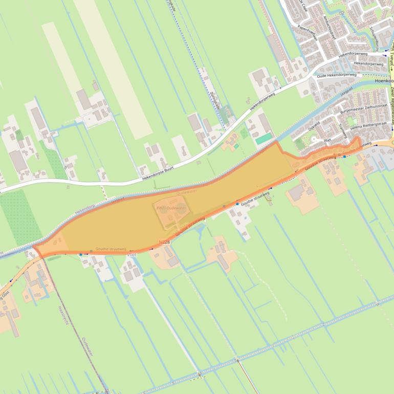 Kaart van postcodegebied 3421GK.