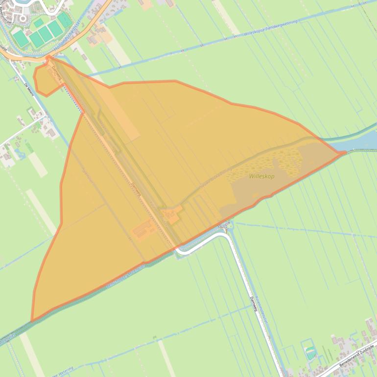 Kaart van postcodegebied 3421GS.