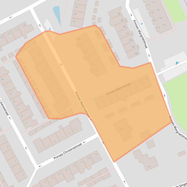 Kaart van postcodegebied 3421HA.