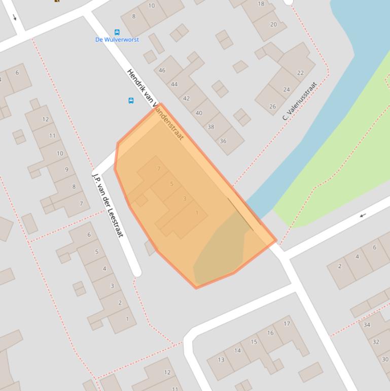 Kaart van postcodegebied 3421HL.