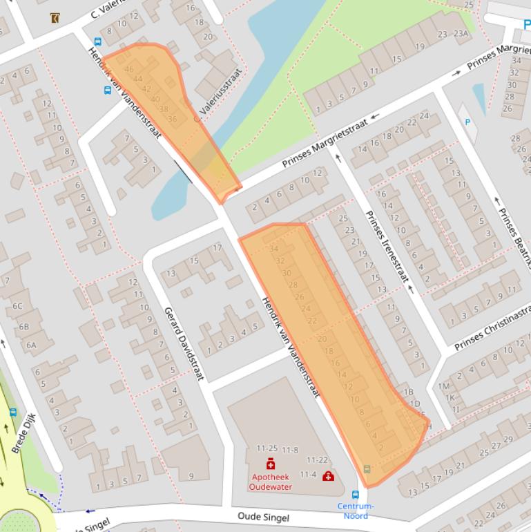 Kaart van postcodegebied 3421HM.