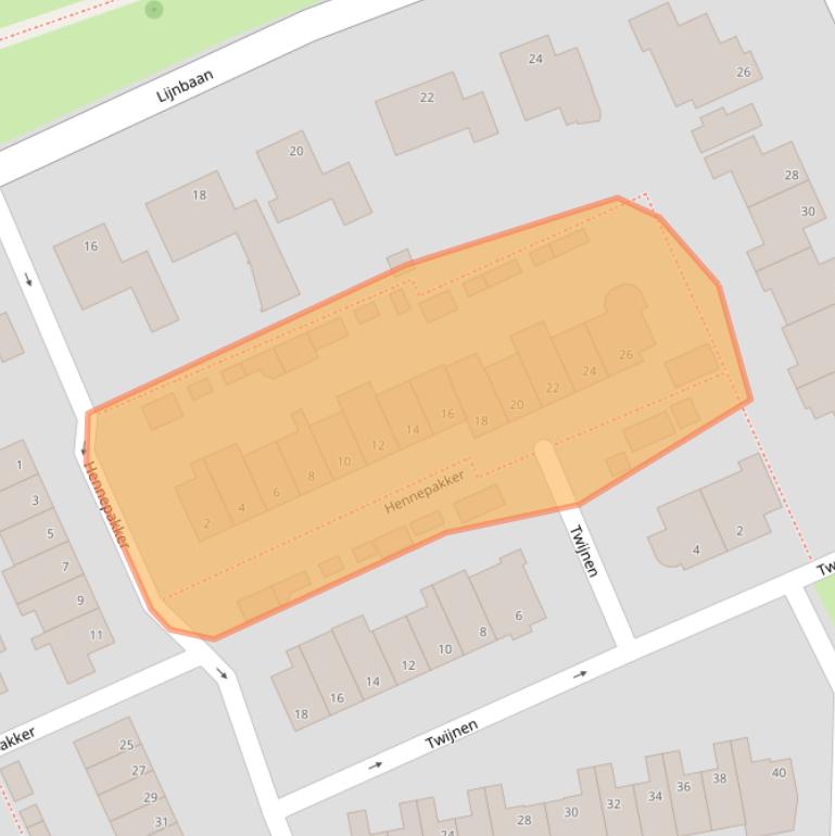 Kaart van postcodegebied 3421JL.