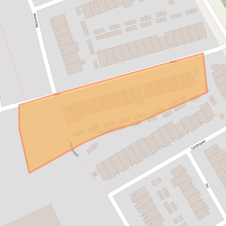 Kaart van postcodegebied 3421KR.