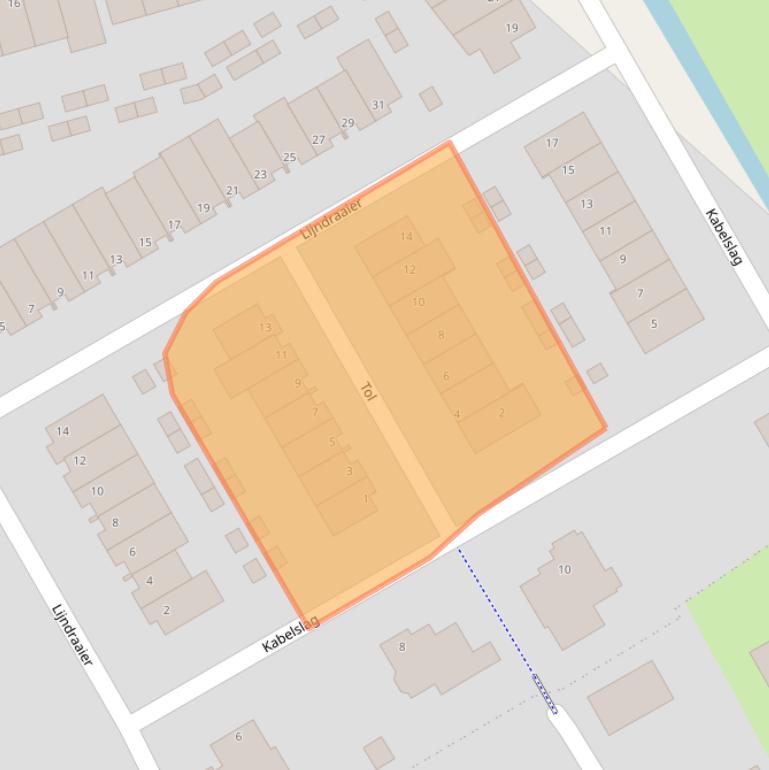 Kaart van postcodegebied 3421KV.
