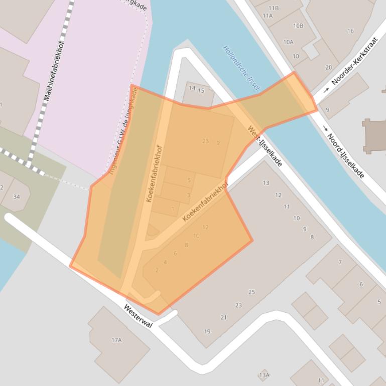 Kaart van postcodegebied 3421LM.