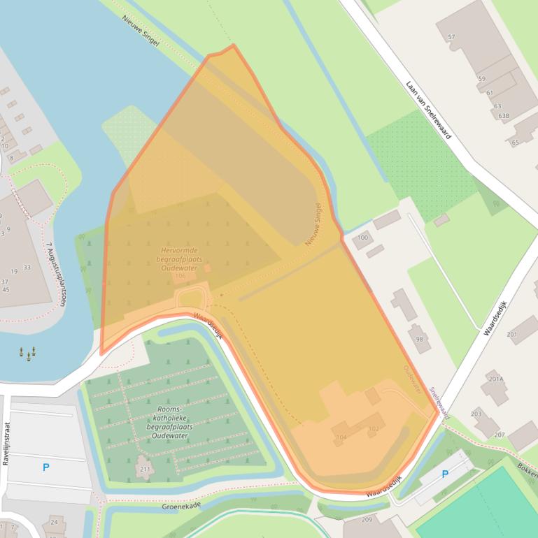 Kaart van postcodegebied 3421NH.