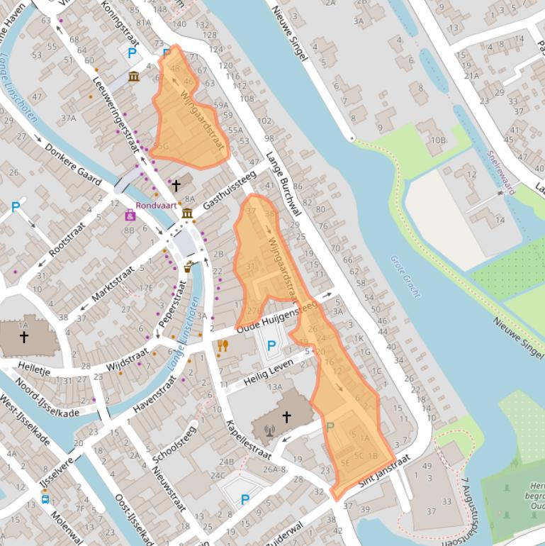 Kaart van postcodegebied 3421SC.