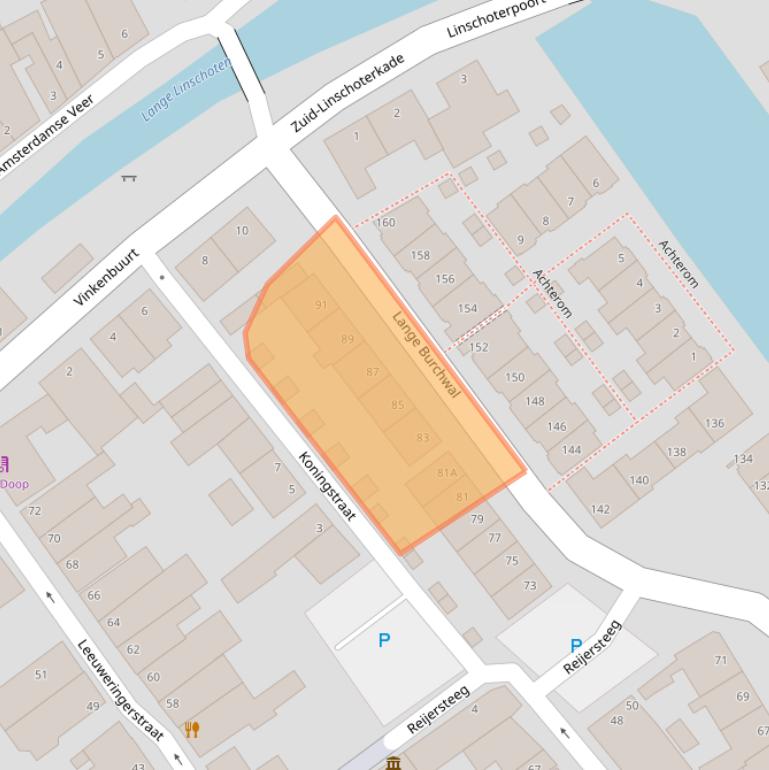 Kaart van postcodegebied 3421SK.