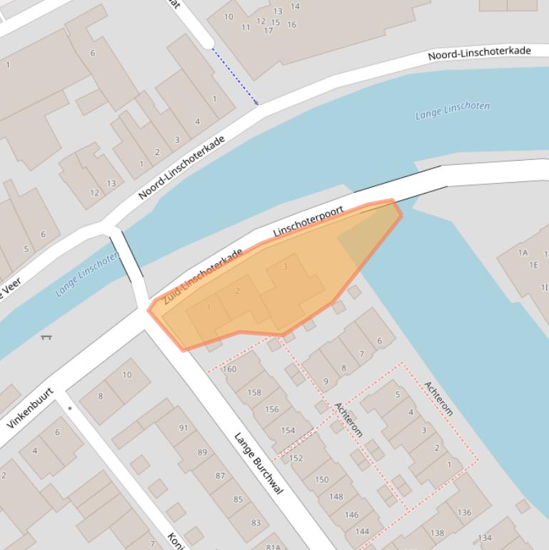 Kaart van postcodegebied 3421SV.