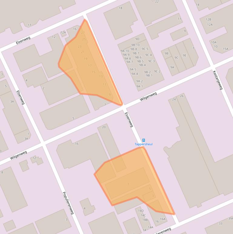 Kaart van postcodegebied 3421TG.