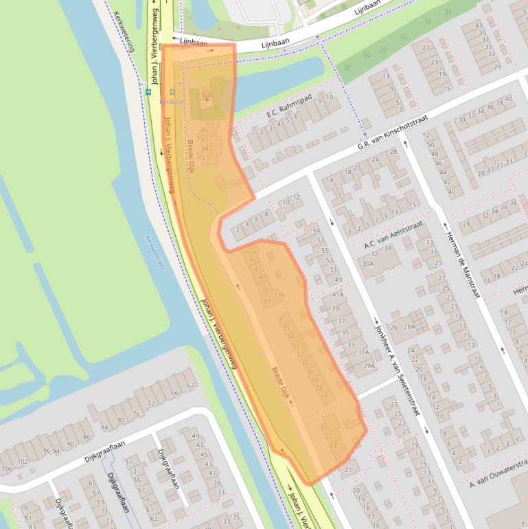 Kaart van postcodegebied 3421TL.
