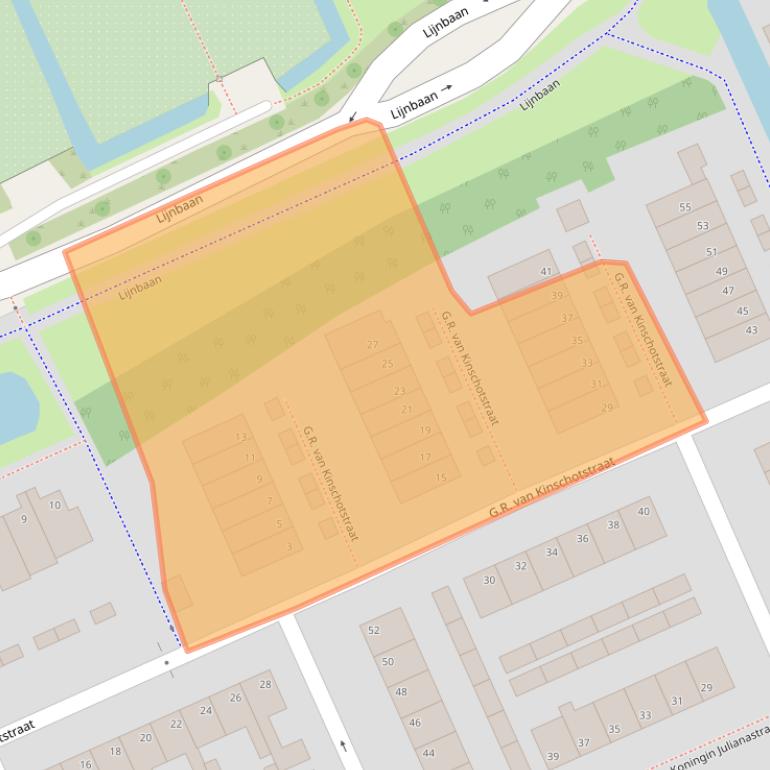 Kaart van postcodegebied 3421TN.