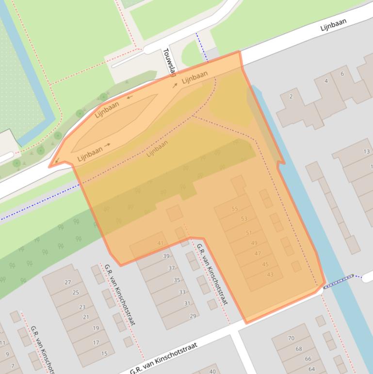 Kaart van postcodegebied 3421TP.