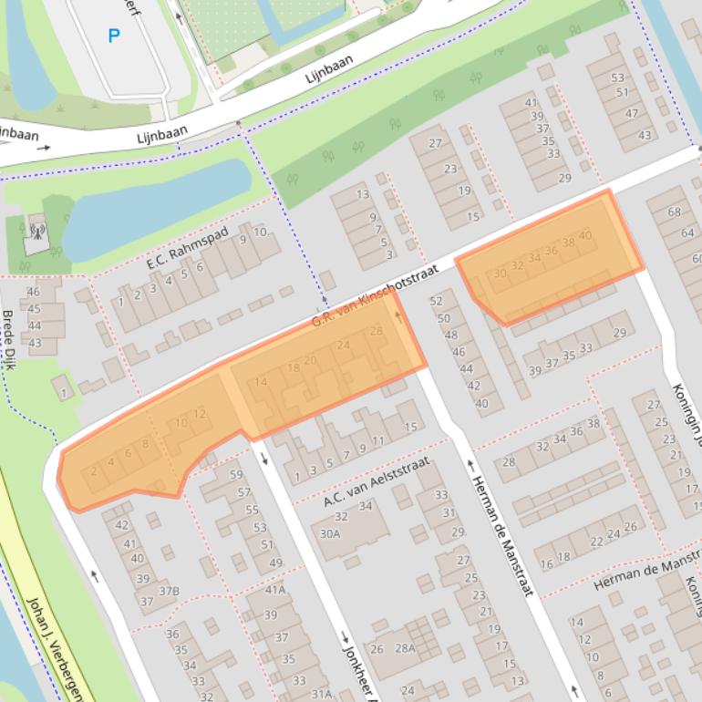 Kaart van postcodegebied 3421TR.
